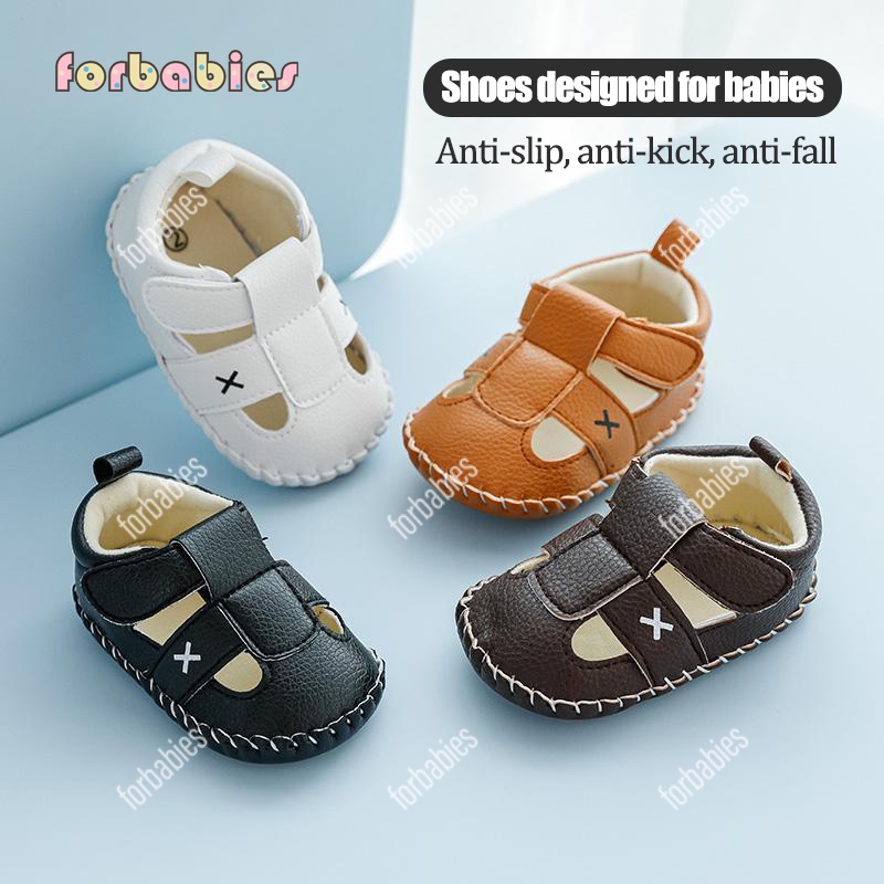 Baby walking shoes Soft sole hollowed out antislip baby antikick