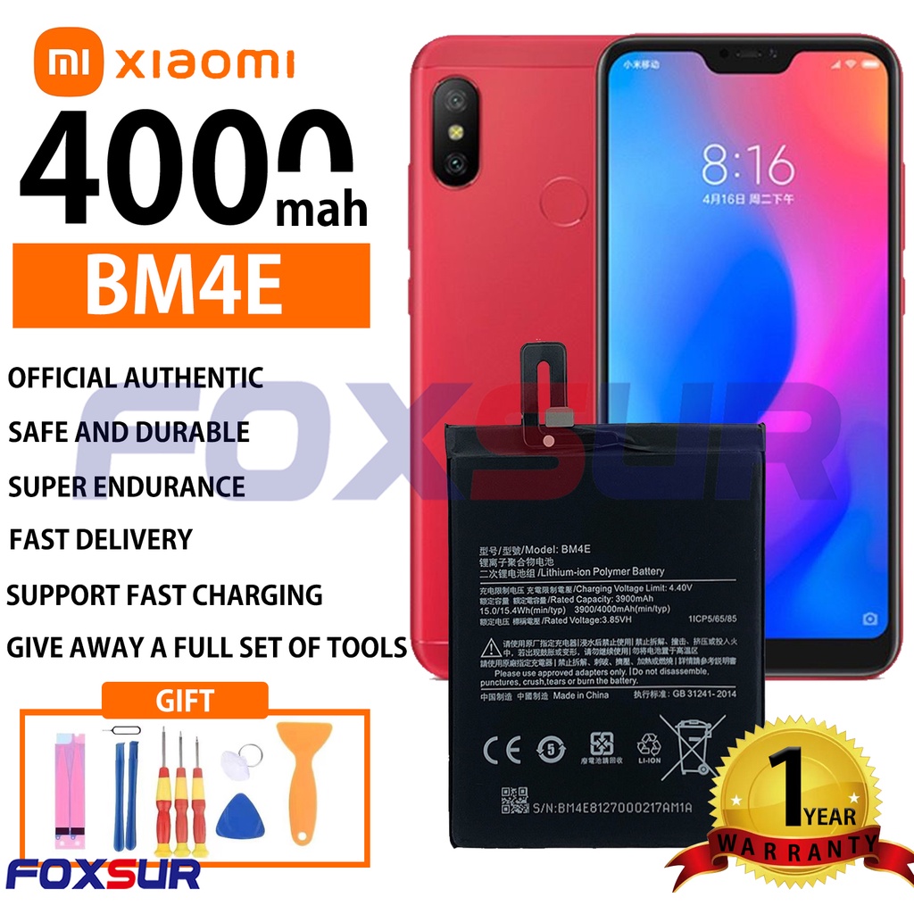 Xiaomi Mi Pocophone F1 Bm4e Battery Poco Original Equipment Manufacturer Shopee Philippines 5272