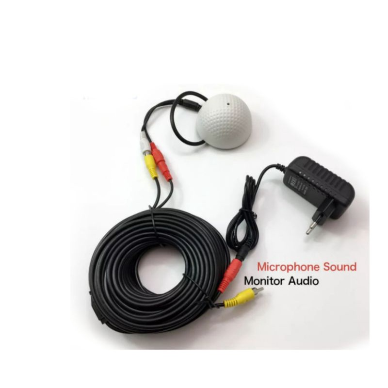 Speaker mic cctv camera microphone camera audio DVR original Clear Good