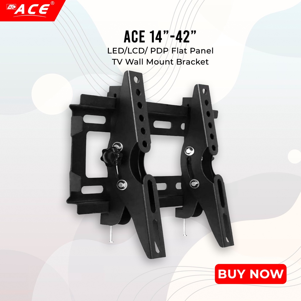 ACE1442 led/lcd/pdp flat tilted tv stand wall mount bracket Shopee Philippines