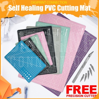 A3/A4/A5 Cutting Mat, Printed Line Grid Scale Plate Knife Leather Paper  Board Cutting Pad Cutting-Tools Office Stationery