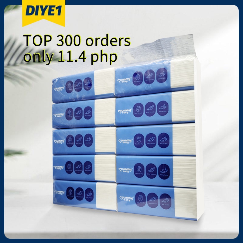 【10 packing】facial tissue wholesale Wood PulpTissue Paper towel 3