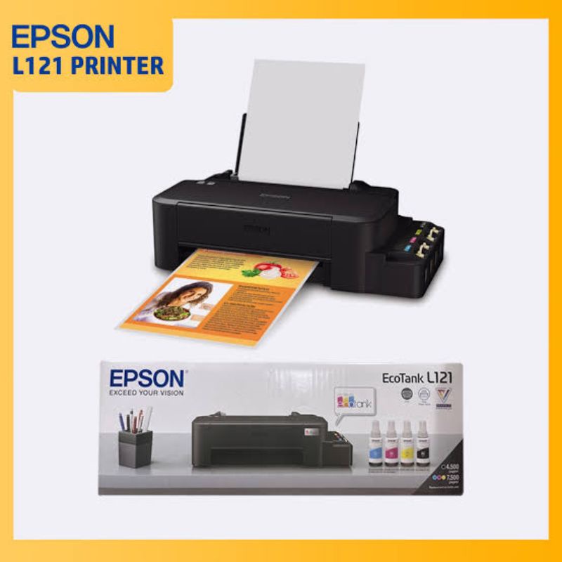 Epson L121 Ink Tank System Print Only Shopee Philippines 3526