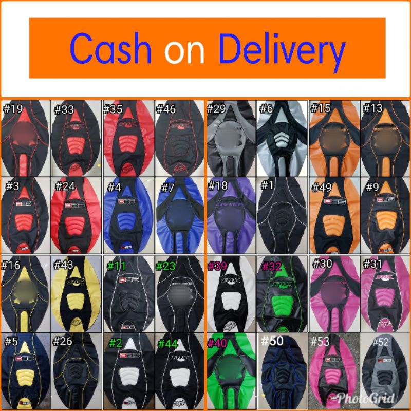 Rubberized Leather Motorcycle Seat Cover Shopee Philippines