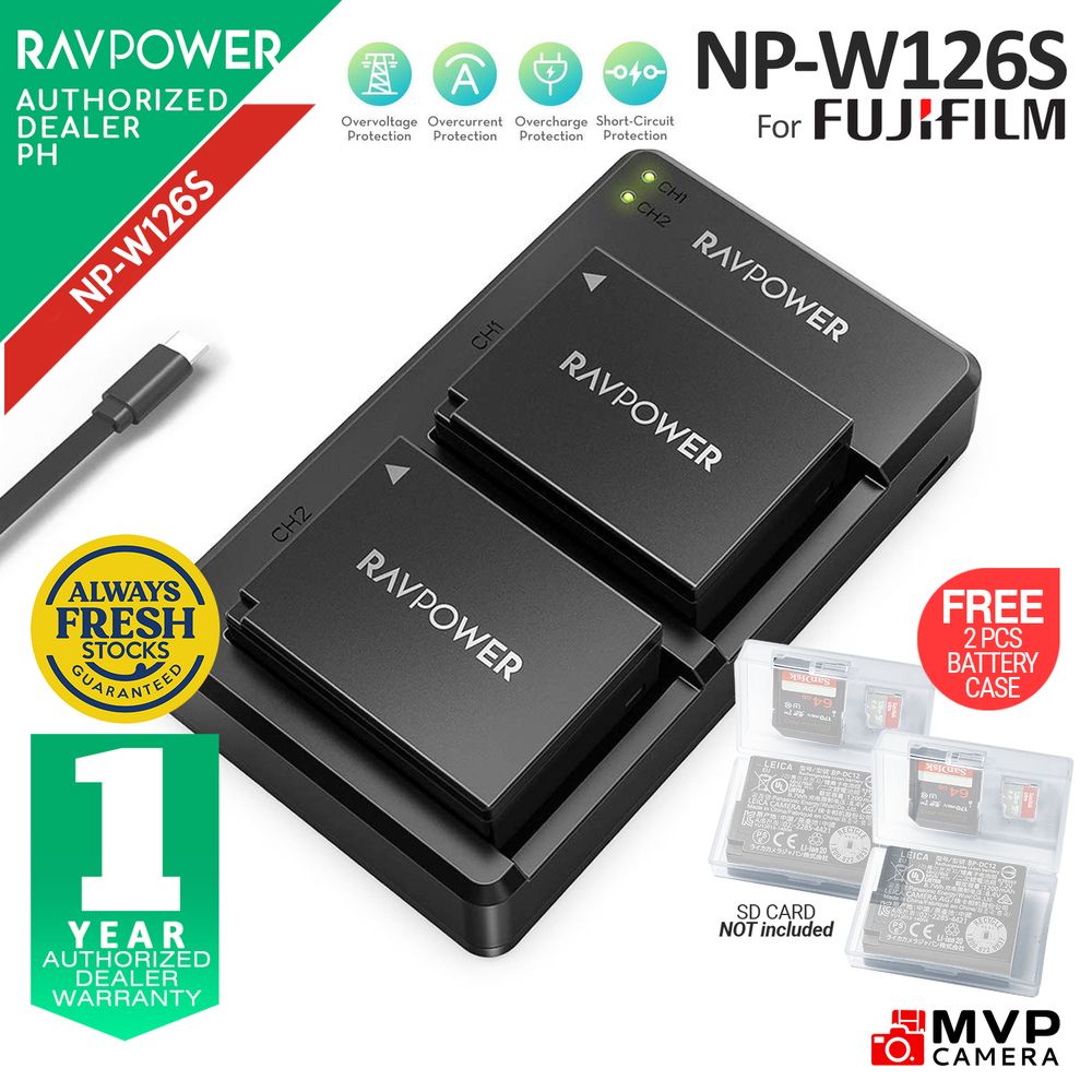 [authorized Ph] Ravpower Np W126 Np W126s Npw126 Npw126s 126 126s