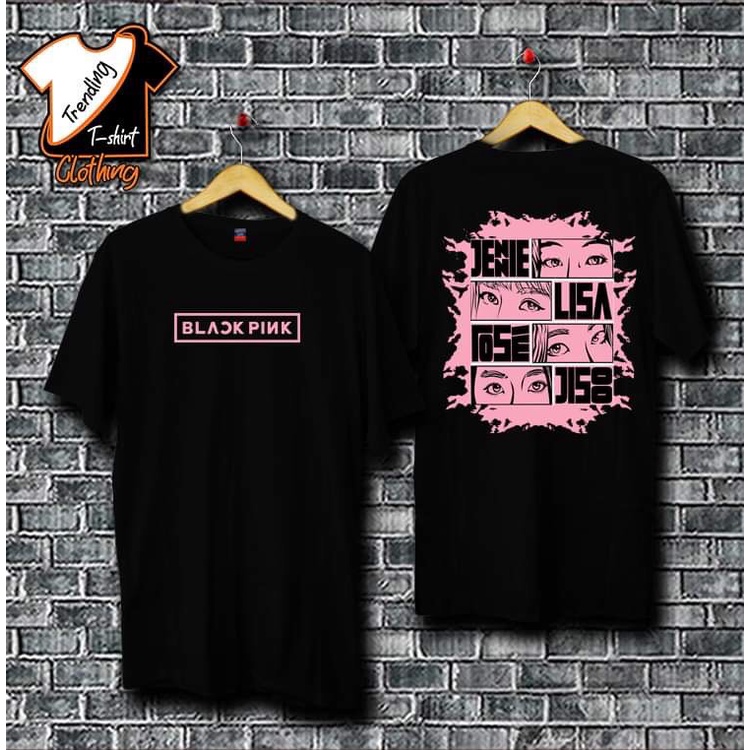 TRENDING A3 BACK TO BACK BLACKPINK CLOTHING TSHIRT BLACK | Shopee ...