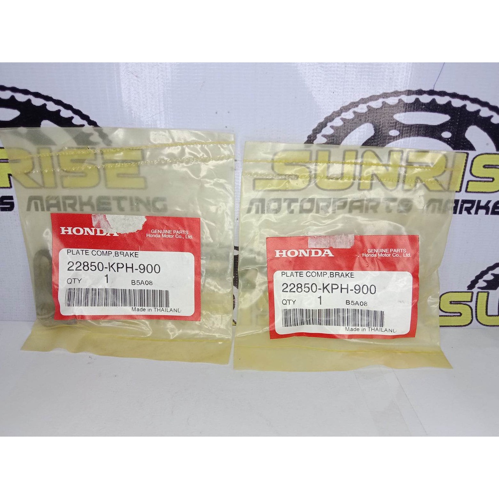 22850-KPH-900 HONDA GENUINE PLATE COMP, BRAKE | Shopee Philippines