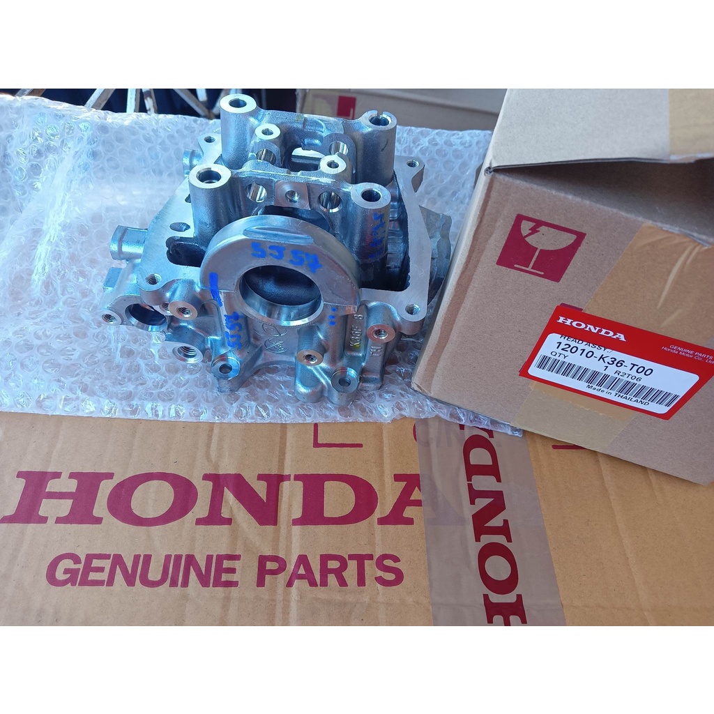CYLINDER HEAD ASSY HONDA GENUINE(CLICK 150i/PCX150/ADV150/AIRBLADE150 ...