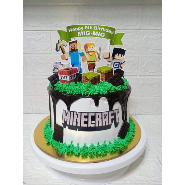 minecraft cake topper - Best Prices and Online Promos - Jun 2023 | Shopee  Philippines