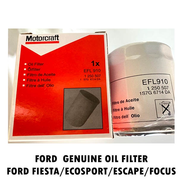 FORD Genuine Oil Filter 1S7G 6714 DA Ecosport Escape Fiesta Focus Made
