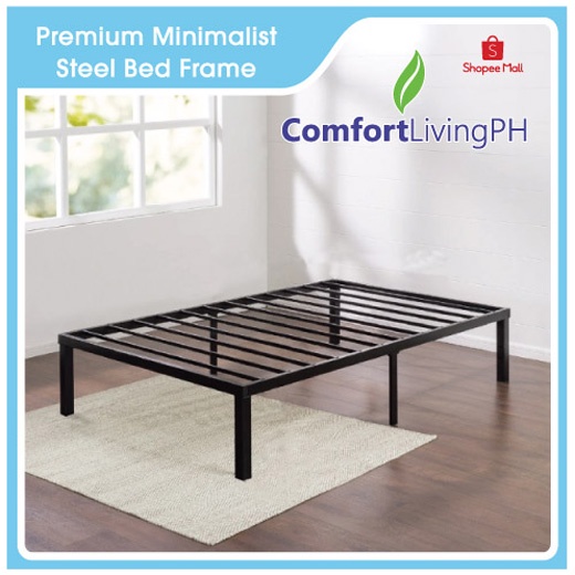 Comfort Living Premium Bed Frame Signature Platform Metal Bed Frame 14 ...