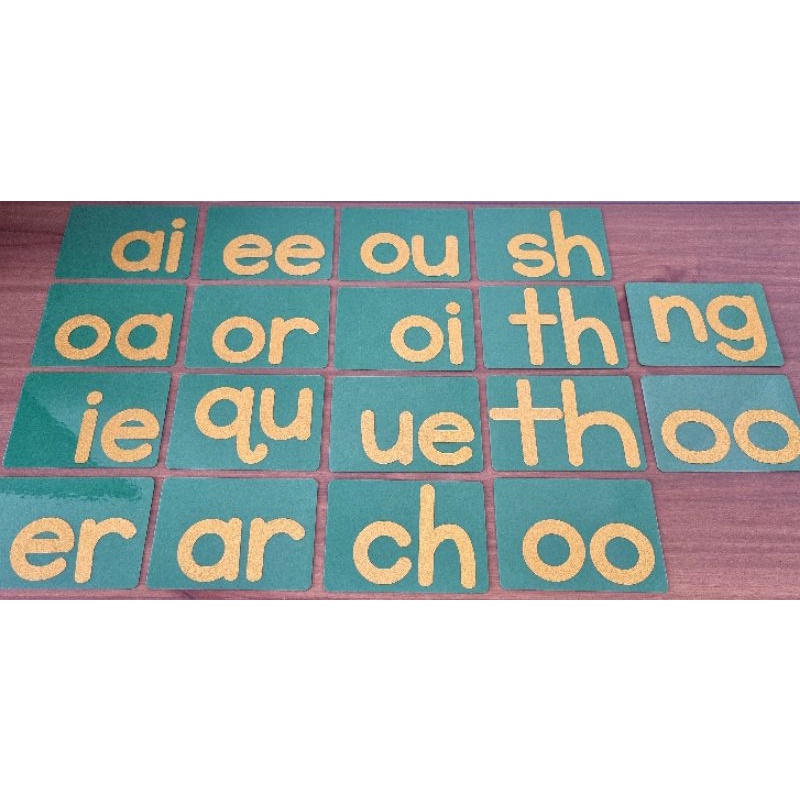 Sandpaper Letters Digraph Ver. 2 | Shopee Philippines