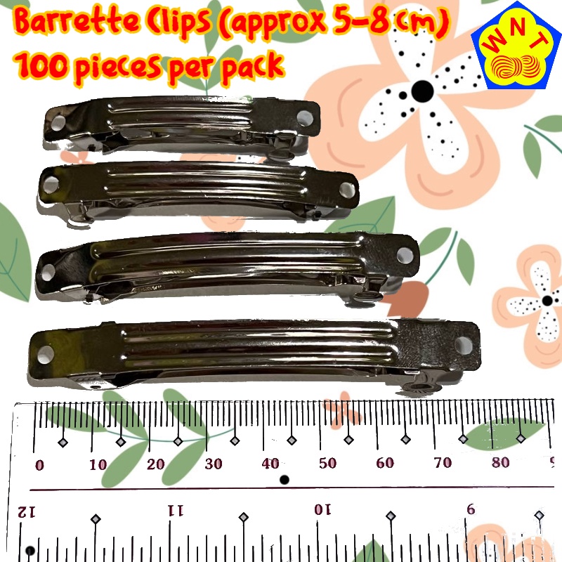 French Barrette Clips Size 50 60 70 80 mm estimate (~ 5, 6, 7, 8 cm) 50 ...
