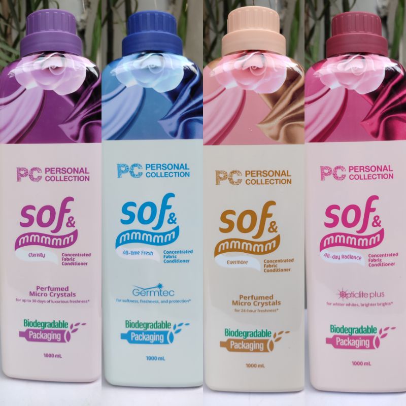 Sof Concentrated Fabric Conditioner 1000ml Shopee Philippines