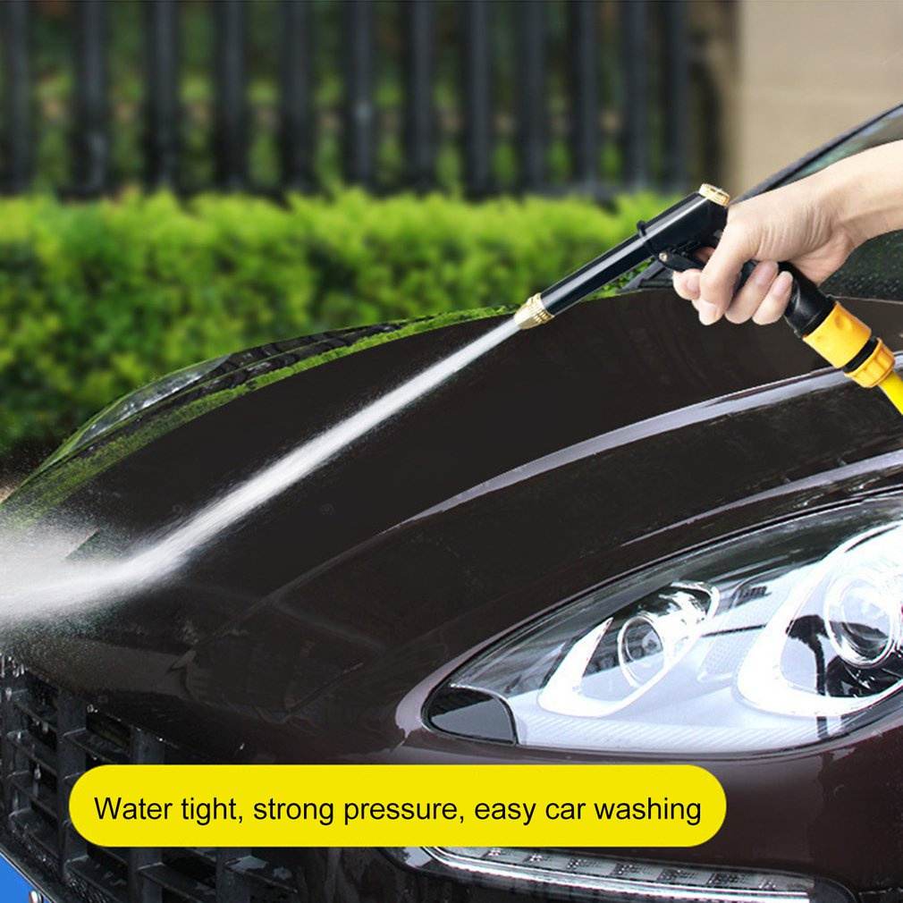 Water Spray Gun Jet Pump Car Wash Metal Nozzle Car Washing Floor Wall