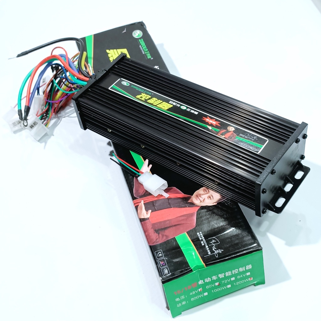 ebike controller 4860volts 1200watts 18 tubes, dual mode for 3 wheels or 2 wheels, reverse, 3