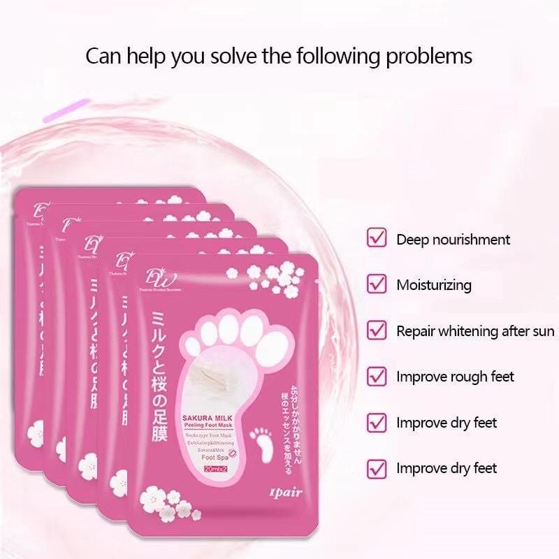 Sakura Milk Japan foot Mask | Shopee Philippines