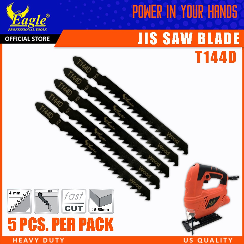 Eagle Jig Saw Blades T144D 5 Pcs. Per Pack Shopee Philippines