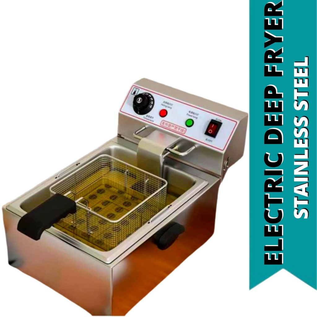 Temperature Electric Fryer Fryer Fryer Fries Machine 10L Single