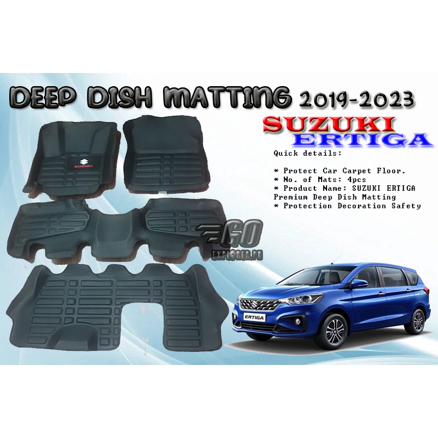 SUZUKI ERTIGA Deep dish matting 20192024 DEEP DISH MATT SUZUKI ERTIGA