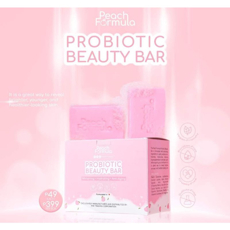 PEACH FORMULA PROBIOTIC BEAUTY BAR Shopee Philippines