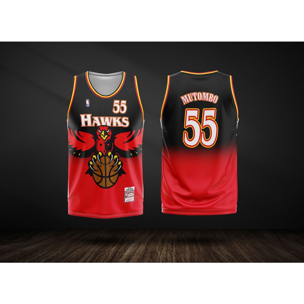 ATLANTA HAWKS DIKEMBE MUTOMBO NBA CONCEPT JERSEY Shopee Philippines