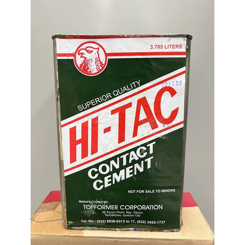 HITAC Contact Cement MultiPurpose Adhesive 3KG Shopee Philippines