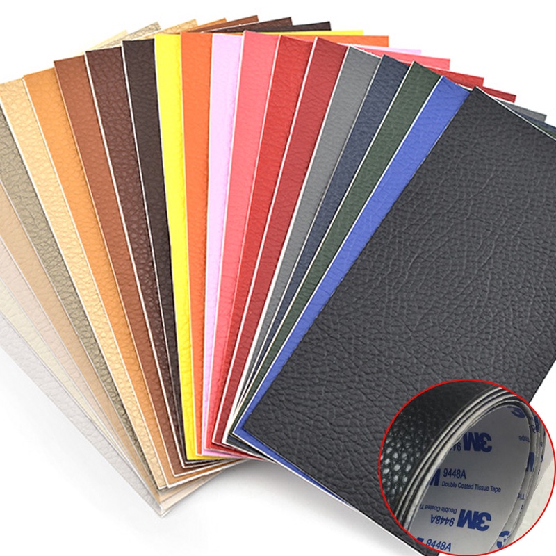 Self Adhesive PU Leather Patches Faux Synthetic Leather Self Adhesive