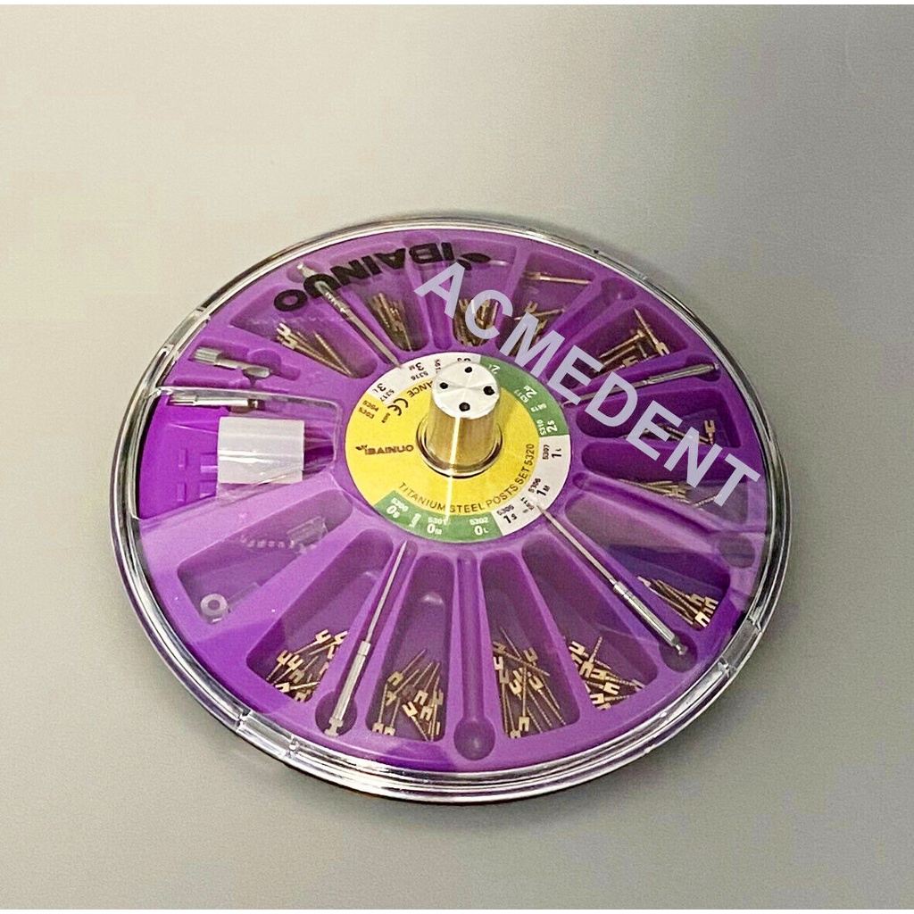 Dental Conical Pins Screw Post Endo Root Canal Pure Stainless Steel