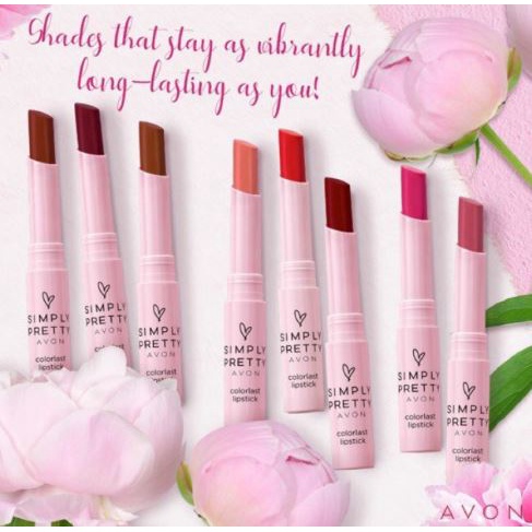 AVON Simply Pretty Colorlast Lipstick 2g | Shopee Philippines