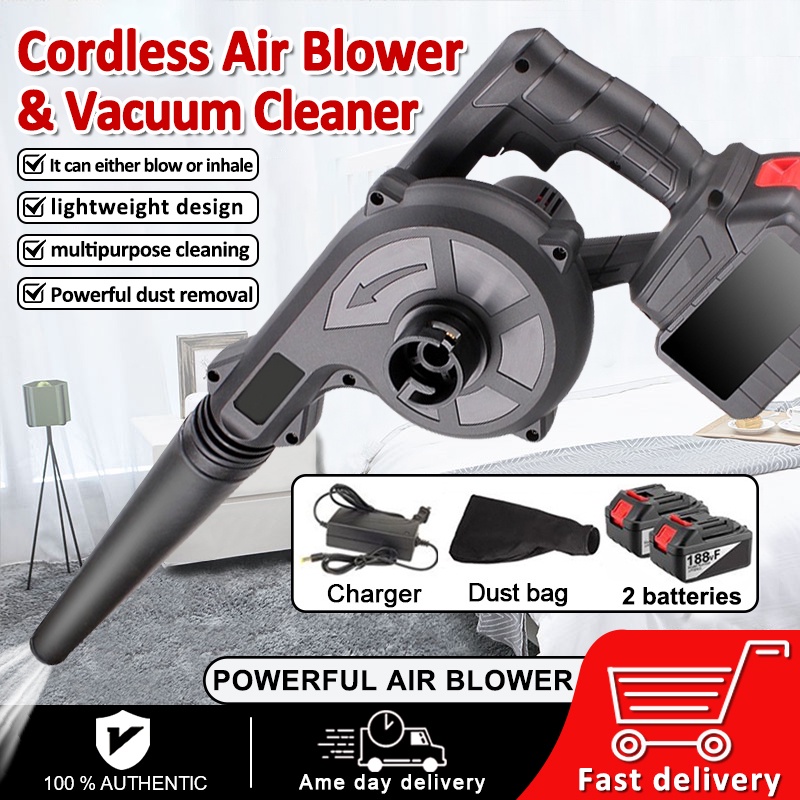 Wireless Blower Electric Vacuum Cleaner Blow-Suction 2-in-1 Electric ...