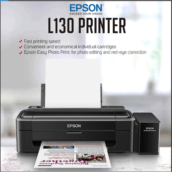 EPSON L130 PRINTER COLOR INKJET PRINTER | Shopee Philippines