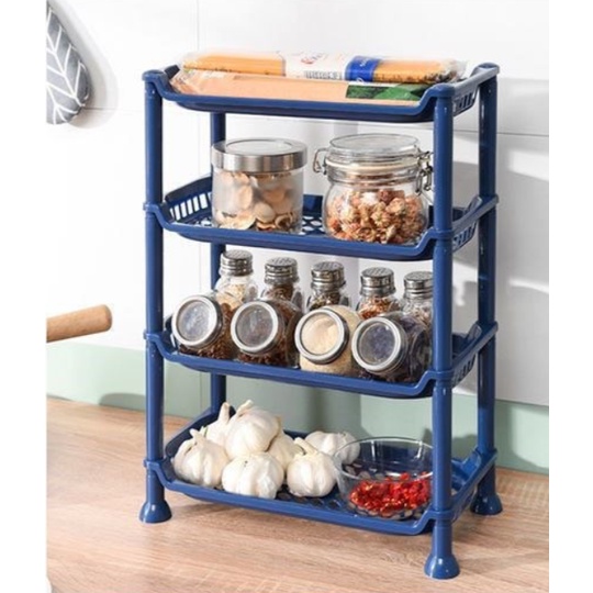 2/3/4 Layer Plastic Storage Rack Sturdy Kitchen/Desktop/Bathroom Storage Organizer Rack Shopee