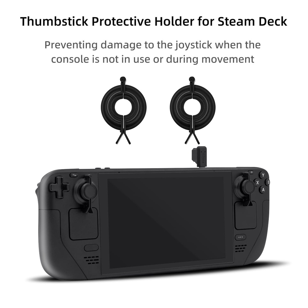 JYS Thumbstick Protective Holder Sets with Kickstand for Steam Deck/N ...