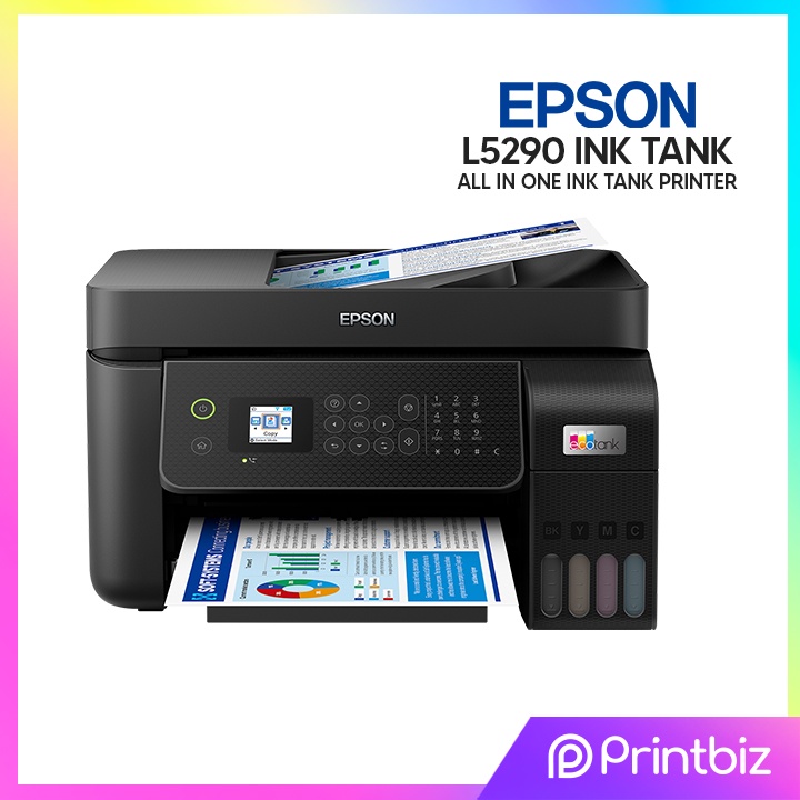 EPSON EcoTank L5290 A4 Wi-Fi All-in-One Ink Tank Printer with ADF ...