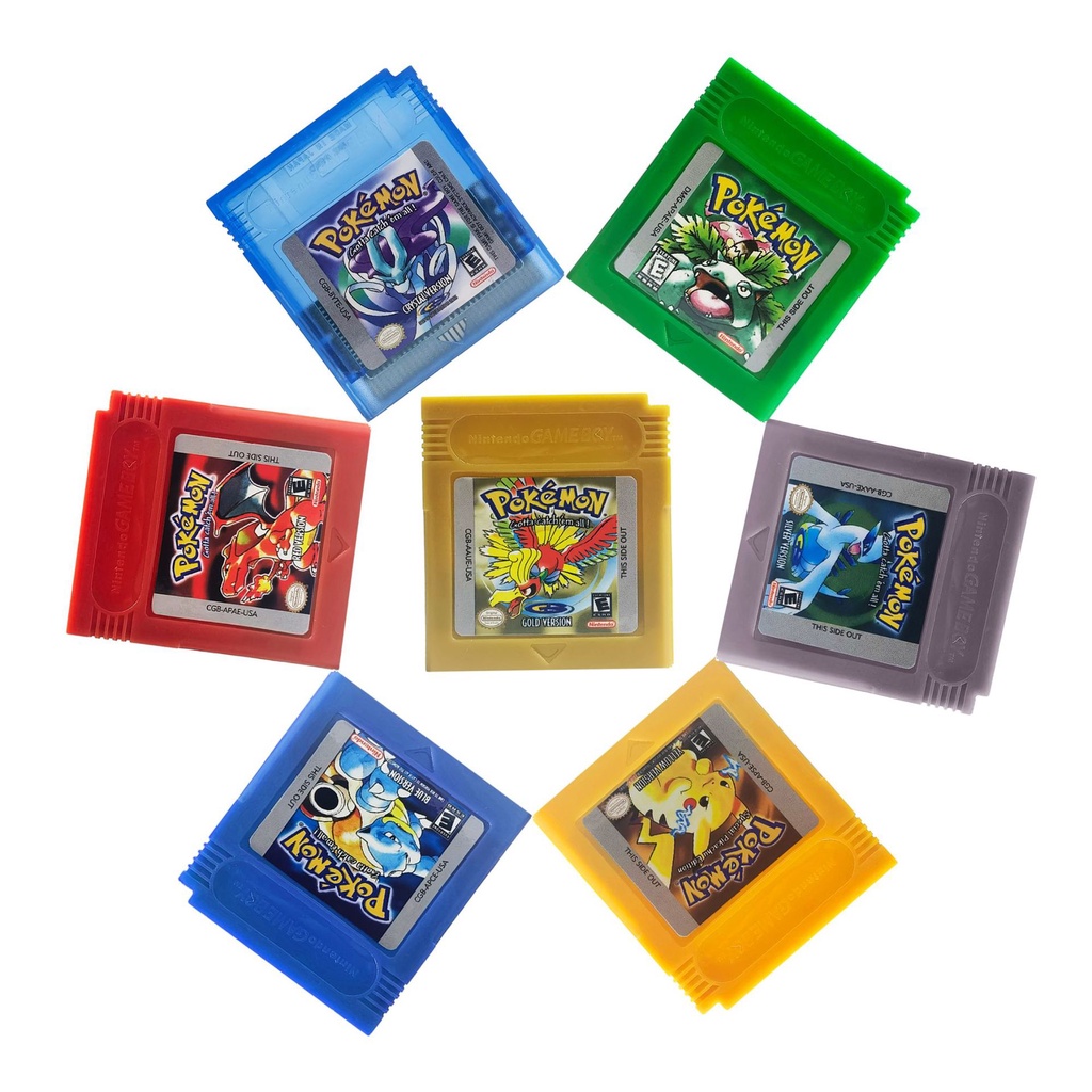 GB GBC game cassette with 7 POKEMON POKEMON GAME Shopee Philippines