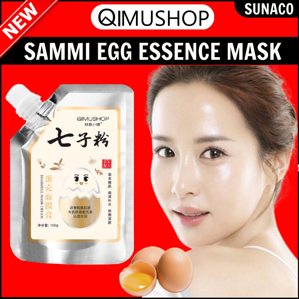 Sammi Egg Essence Mask Original Facial Mask Skin Care Face Mask Natural