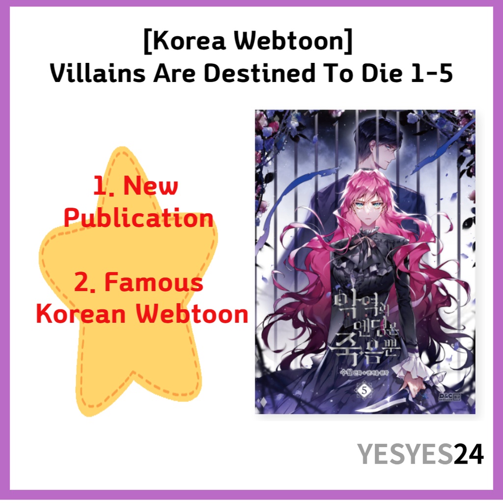 [Korea Webtoon] Villains Are Destined To Die 1-5 | Death Is The Only ...