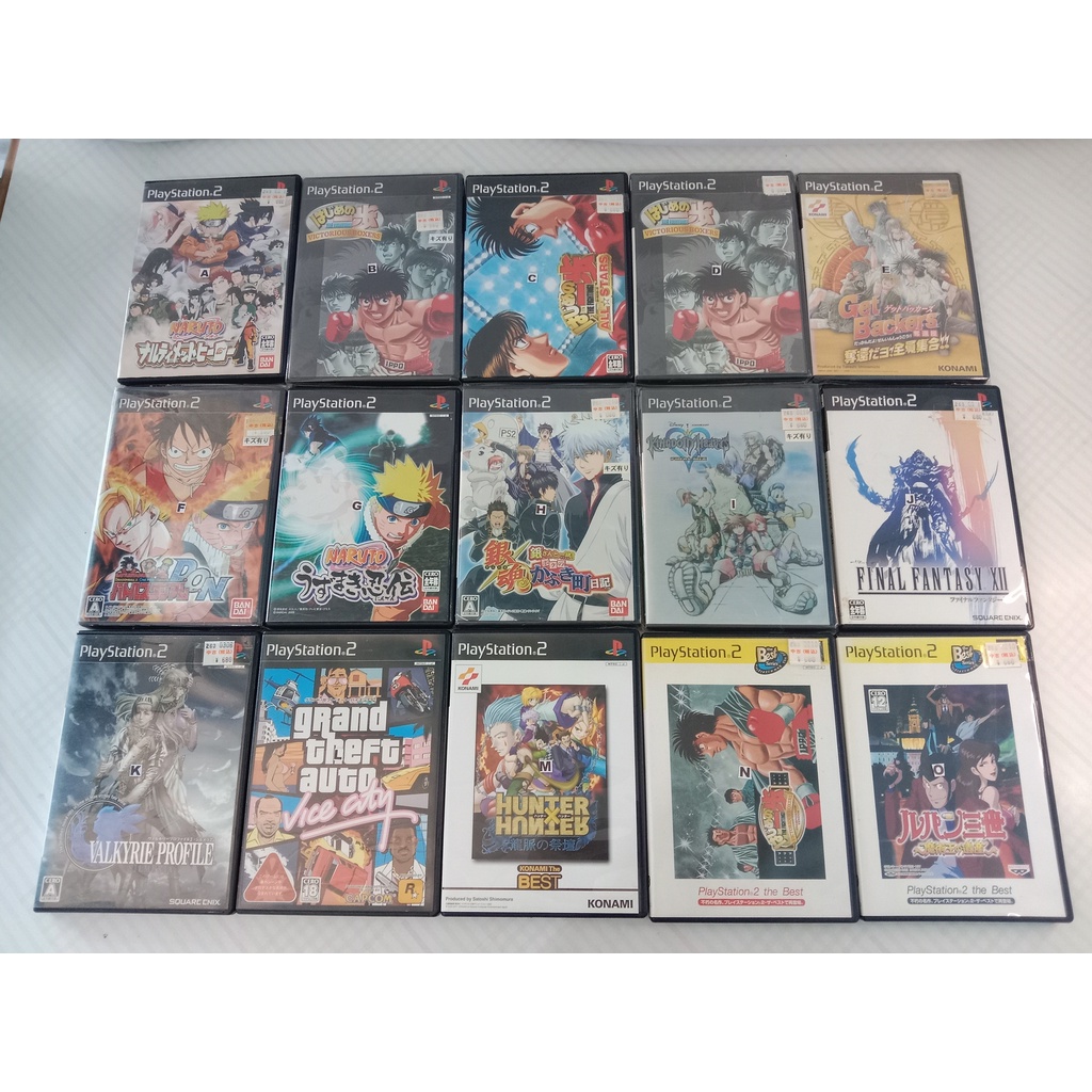 Authentic Playstation 2 Games CD with Case / PS2 CD Games / PS2 Games