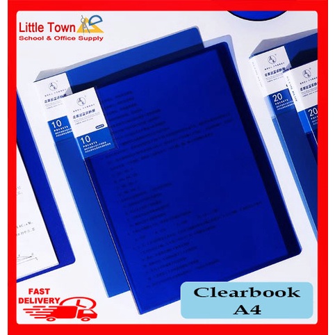 Neja life A4 Transparent clearbook Display Book 10 pockets to 100 ...