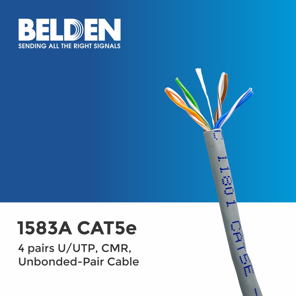 Belden 1583A Lan Cables Cat5e Premise Horizontal Cable (200MHz) 4Pair