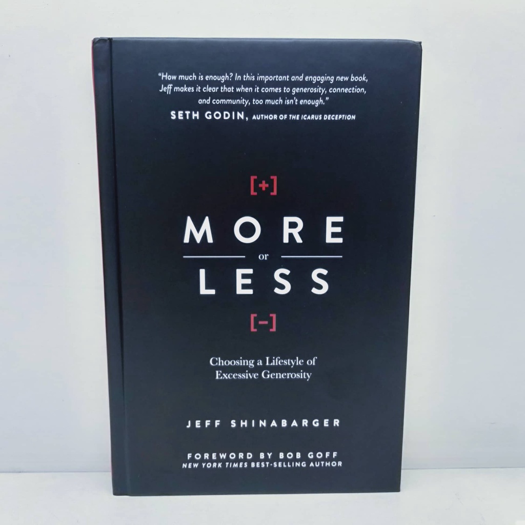 MORE OR LESS (HARDCOVER) BY Jeff Shinabarger | Shopee Philippines