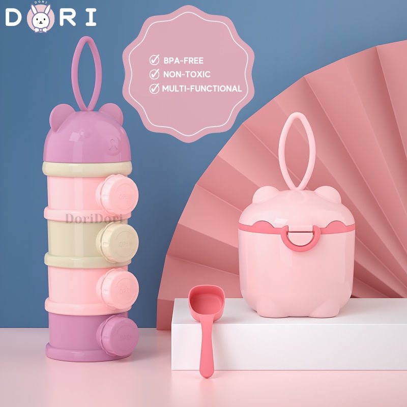 DORI Baby Milk Powder Box Portable Large Capacity Milk Powder Container