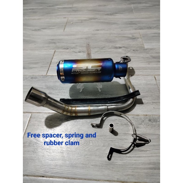 SC project muffler full set for Honda Click 125,150 | Shopee Philippines
