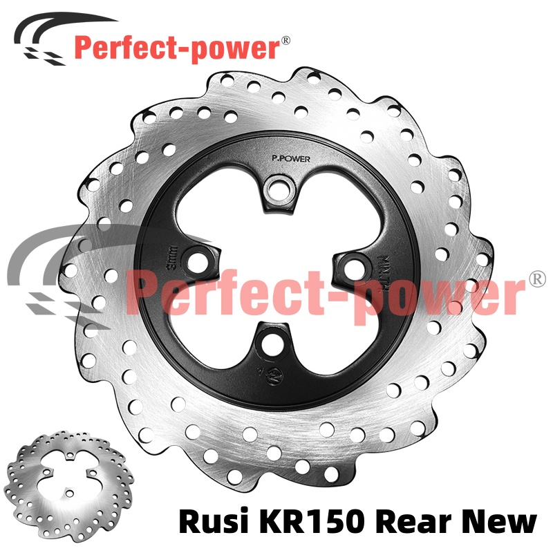 Perfect Power Motorcycle Brake Rotor Disc Plate Rusi KR150 Sonic ...