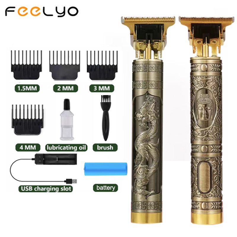 Feelyo Razor Hair Cut Rechargeable Professional Adjustable Cordless ...