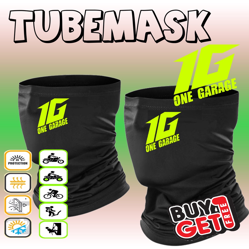 1G Half face mask tubemask tube cover for all around sports | Shopee ...