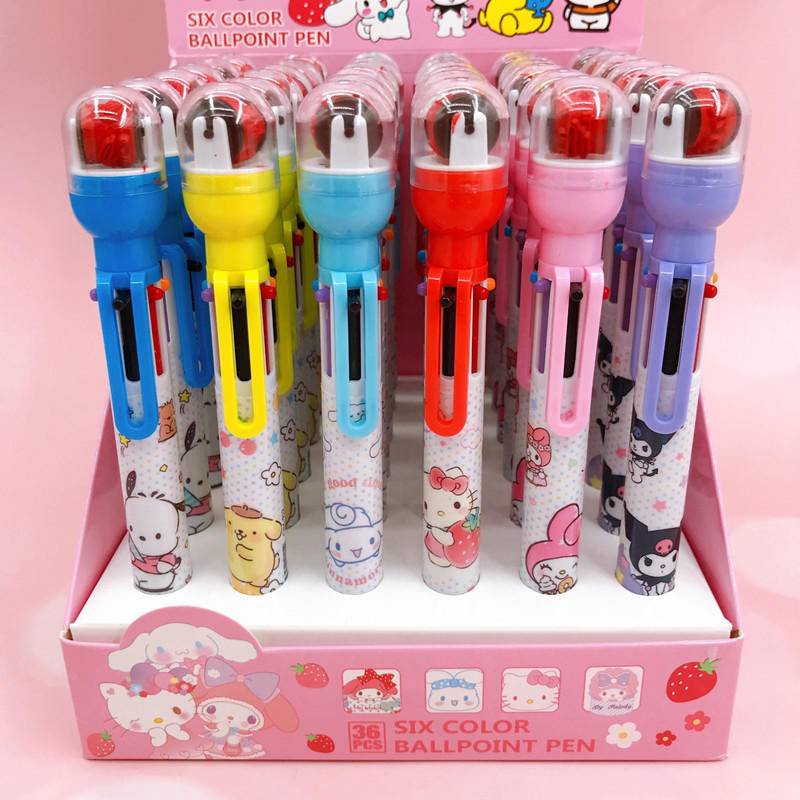 Sanrio Mymelody Kuromi Cinnamoroll Pom Pom Purin Pochacco Multi 6 Color ...