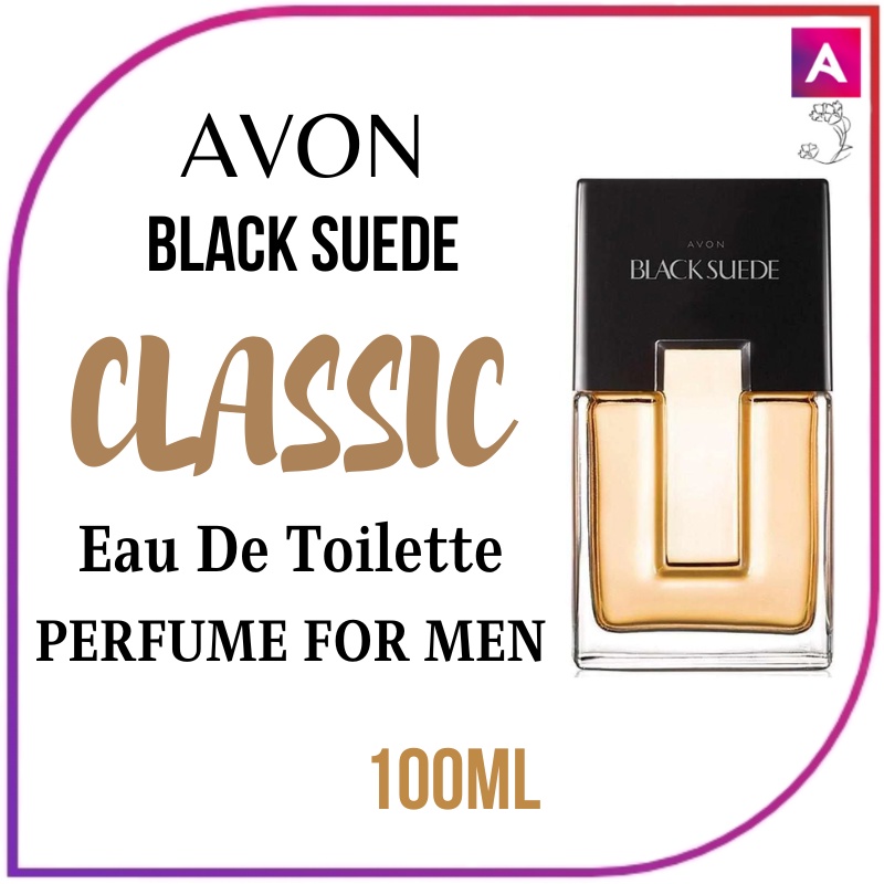 Avon Black Suede CLASSIC Eau de Toilette Perfume For Men ( 100ml