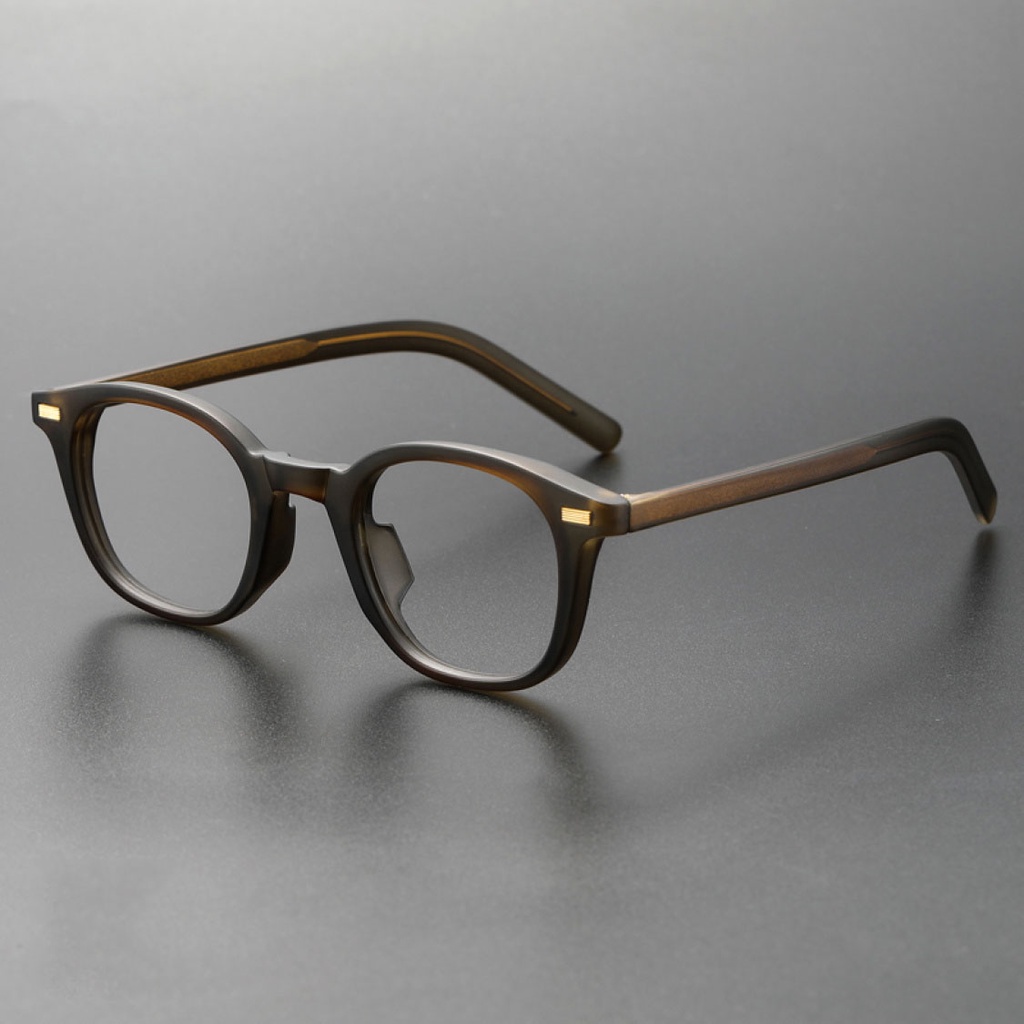 Vintage Acetate Anti Blue Ray Eyeglasses Men Women Fashion Plug-in ...
